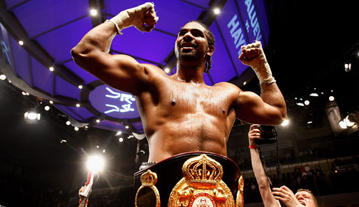 Der Brite David Haye ist erstmals Weltmeister im Schwergewicht