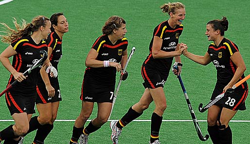 Die deutschen Hockey-Frauen holten gegen Spanien zweimal einen Rückstand auf