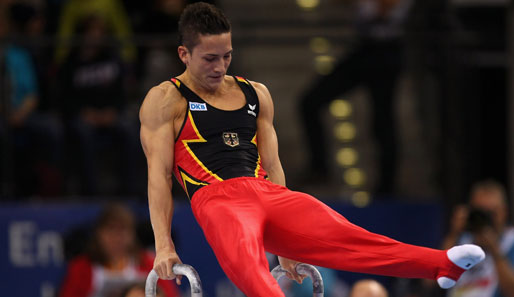 Bei der WM 2007 in Stuttgart holte Marcel Nguyen Bronze im Mannschaftswettkampf