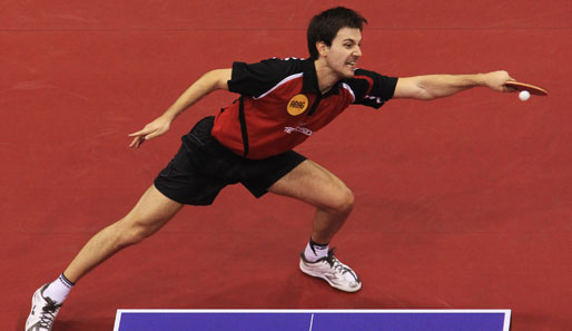 Auch Timo Boll gewann sein Einzel im Final-Hinspiel gegen Fakel Orenburg