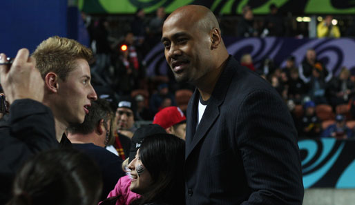 Jonah Lomu wurde 1995 und 1999 Vize-Weltmeister mit den Neuseeland All Blacks