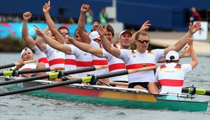 Der Deutschland-Achter war in London 2012 bei den Olympischen Spielen erfolgreich