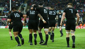 Die All Blacks gewannen alle vier Spiele in der Gruppenphase