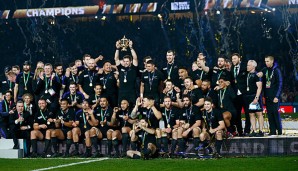 Die All Blacks schaffen mit ihrer Titelverteidigung Historisches