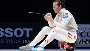 Anne Sauer steht als einzige deutsche Florettfechterin im Achtelfinale