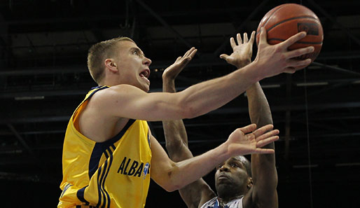 Nationalspieler Steffen Hamann (l.) spielte drei Jahre lang für Alba Berlin