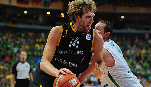 Dirk Nowitzki spielte zuletzt bei der EM 2011 für die deutsche Nationalmannschaft