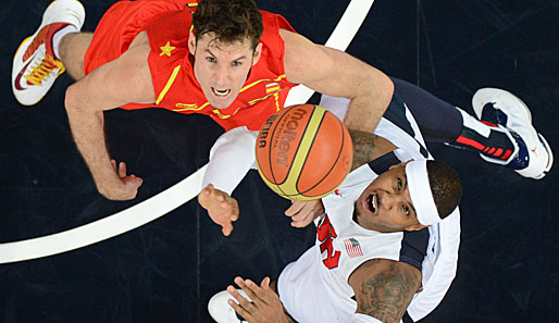 Bei den Olympischen Spielen in London gewann Rudy Fernandez mit Spanien die Silbermedaille