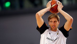 Dirk Nowitzki wird pro Spiel wohl nicht mehr als 30 Minuten zum Einsatz kommen