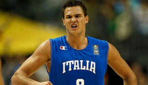 Danilo Gallinari war der Topscorer der italienischen Mannschaft mit 15 Punkten