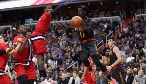 Dennis Schröder im Spiel gegen die Washington Wizards