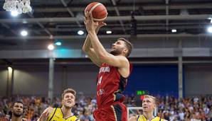 Maxi Kleber setzte sich mit dem DBB-Team locker gegen Schweden durch.