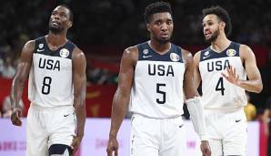 Sind nur bedingt für das Ausscheiden im WM-Viertelfinale verantwortlich: Donovan Mitchell und die restlichen Spieler von Team USA in China.