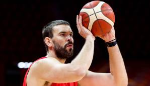 Marc Gasol (Spanien): 28,5 Minuten, 14,4 Punkte, 5,5 Rebounds, 4,1 Assists, 42,5 Prozent FG, 22,6 Prozent Dreier. Und noch so ein Veteran. Während Gasol in Toronto im Prinzip nur ein hochdekorierter Rollenspieler ist, war er für Spanien das Herz.