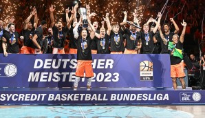 Ratiopharm Ulm hat sich erstmals zum Deutschen Meister gekrönt.