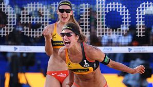 Sandra Ittlinger und Chantal Laboureur stehen bei der Beachvolleyball-WM in der K.o.-Runde.