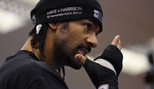 Für David Haye war der Kampf gegen Audley Harrison keine Herausforderung