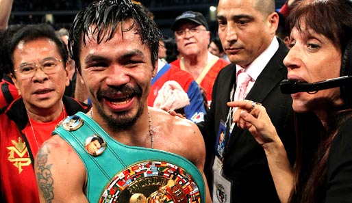 Manny Pacquiao wurde am 17. Dezember 1978 in Kibawe (Philippinen) geboren