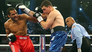 Yoan Pablo Hernandez (l.) verteidigte seinen WM-Titel gegen Alexander Alekseev