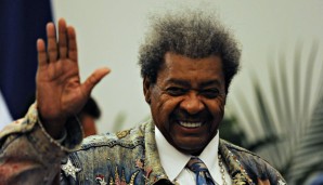 Markige Worte: Don King vor dem WM-Kampf seines Schützlings Marcu Oliviera