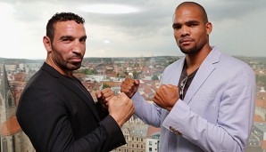 Yoan Pablo Hernandez (r.) bezeichnete Firat Arslan (l.) als "Krieger im Ring"