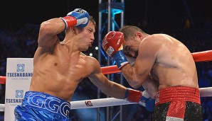 Gennady Golovkin (l.) schlug Marc Antonio Rubio bereits in der zweiten Runde K.o.