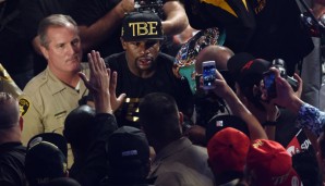 Floyd Mayweather traf Manny Pacquaio bei der NBA