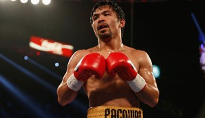 Manny Pacquiao hatte seinen letzten Kampf gegen Mayweather