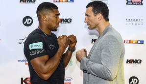 Der Kampf zwischen Anthony Joshua und Wladimir Klitschko stößt weltweit auf Interesse