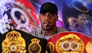 Anthony Joshua schießt zurück und droht seinem Gegner Jarrell Miller.