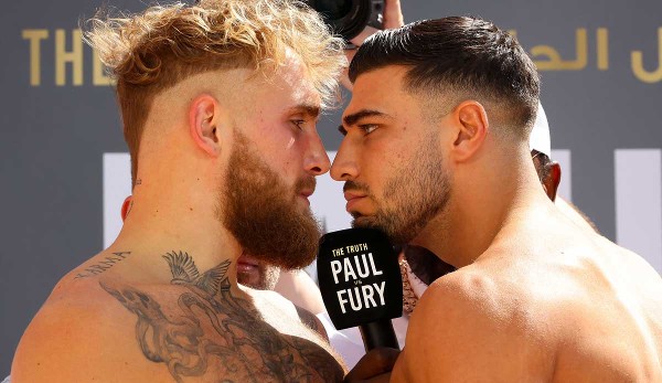 Jake Paul kassierte erst eine Niederlage - gegen Tommy Fury, Halbbruder von Tyson Fury.