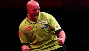 Michael van Gerwen startet als Titelverteidiger in die Darts-WM 2015