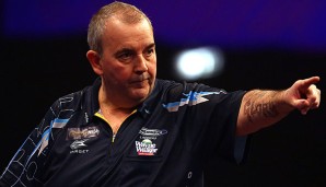 Phil Taylor muss im Viertelfinale gegen Vincent van der Voort bestehen