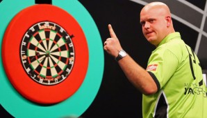 Michael van Gerwen zog problemlos ins Viertelfinale ein