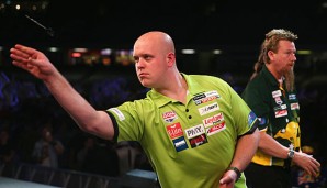 Michael van Gerwen trifft zu Beginn gleich auf Simon Whitlock