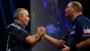 Phil Taylor und Raymond van Barneveld sind beide mehrfache Weltmeister