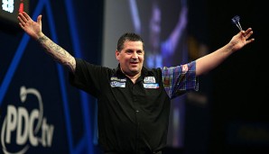 Gary Anderson könnte den Titel-Hattrick schaffen