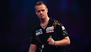 Max Hopp dreht die Partie gegen Vincent van der Voort und steht in der 2. Runde