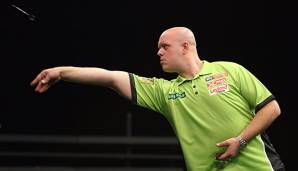 Michael van Gerwen ist in Hasselt in Topform