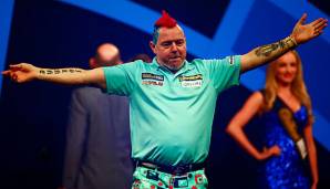 Peter Wright setzte sich gegen Mensur Suljovic durch