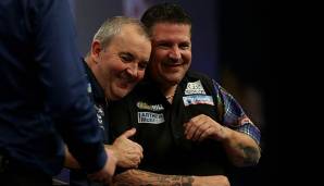 Phil Taylor und Gary Anderson treffen im Viertelfinale der Darts-WM aufeinander