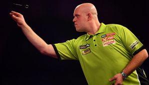 Michael van Gerwen holte in Manchester einen Sieg und ein Remis.