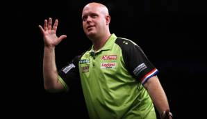 Michael van Gerwen gewann zum dritten Mal in Folge die Premier League.