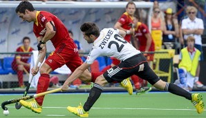 Martin Zwicker (r.) erzielte beim 5:3-Sieg der deutschen Mannschaft das erste Tor