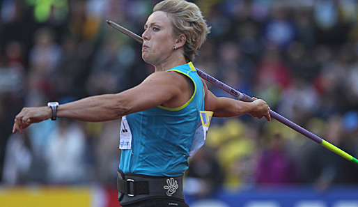 Speerwerferin Christina Obergföll holte sich New York den zweiter Sieg in der Diamond League