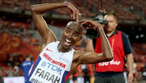 Ob Moskau oder Peking: Überall regnet es Gold für Mo Farah