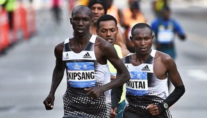 Wilson Kipsang lief beim Marathon 2013 in Berlin Weltrekord