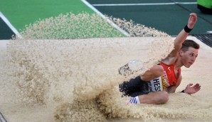 Max Heß sprang 17,20 Meter in Amsterdam