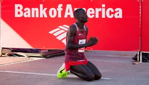 Abel Kirui gewann in 2:11:23 Stunden