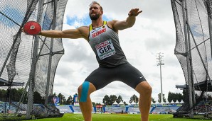 Robert Harting holte sich mit 65,65 Metern den zehnten deutschen Meistertitel